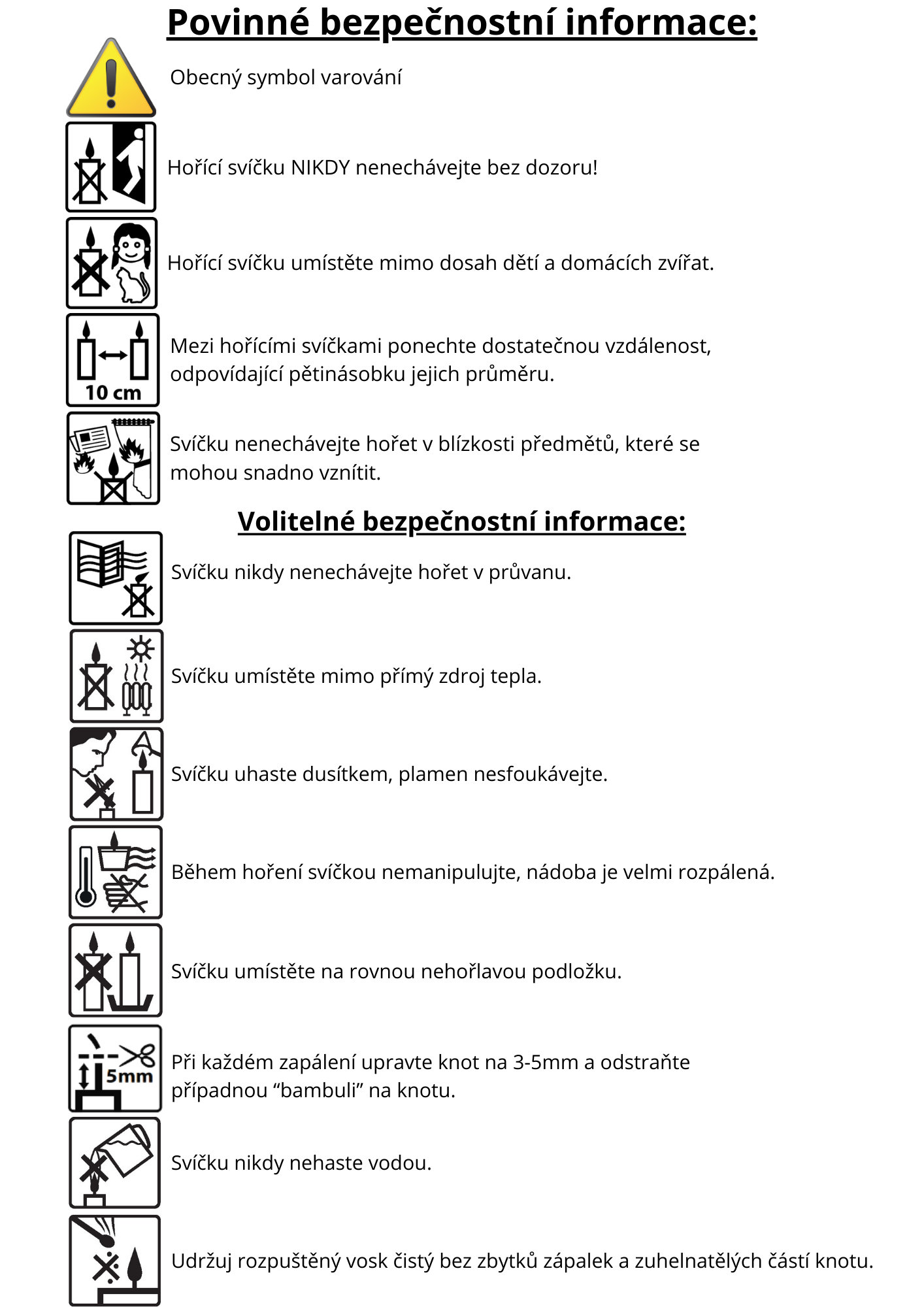 Bezpečnostní informace